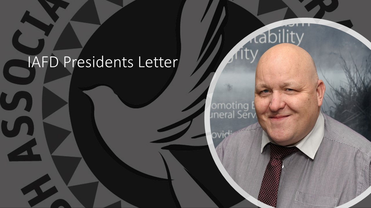 Presidents Letter from Tom Lawless